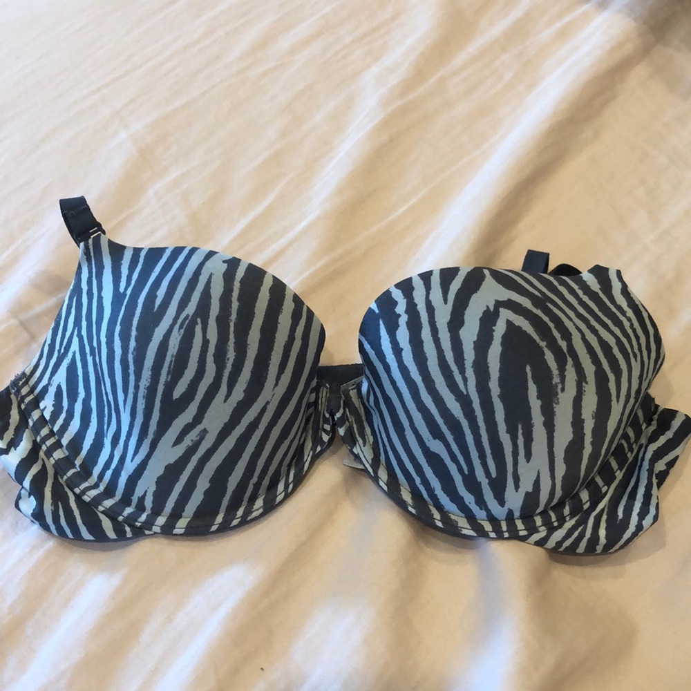 Victorias Secret Naked Demi Bra, Zebra, 34B